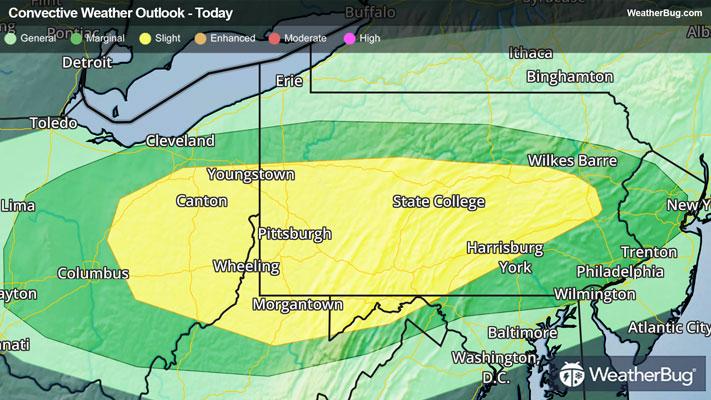 Today's severe weather outlook