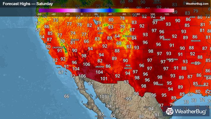 Today's High Temperature Outlook