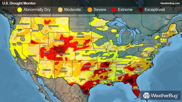 Weekly Drought Map for April 2, 2026