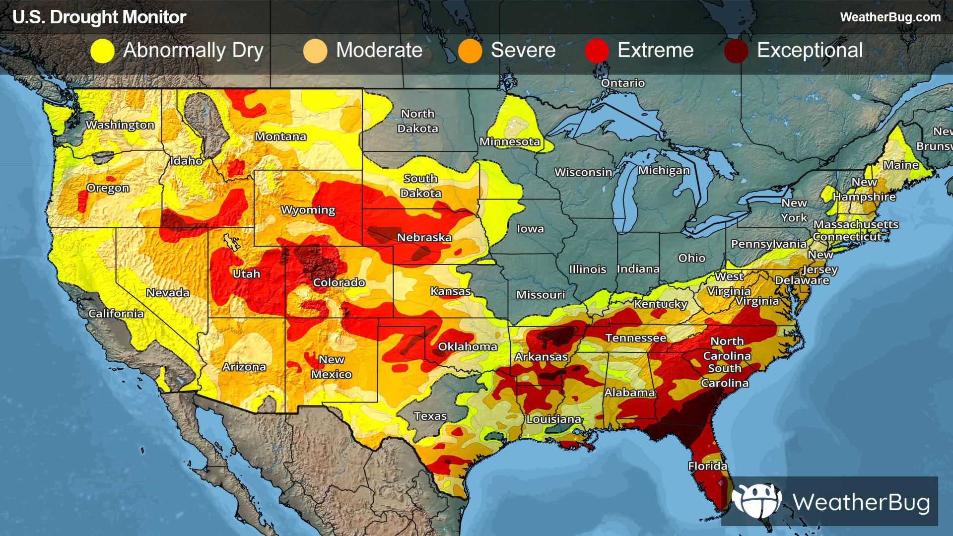 Drought Monitor for May 14, 2026
