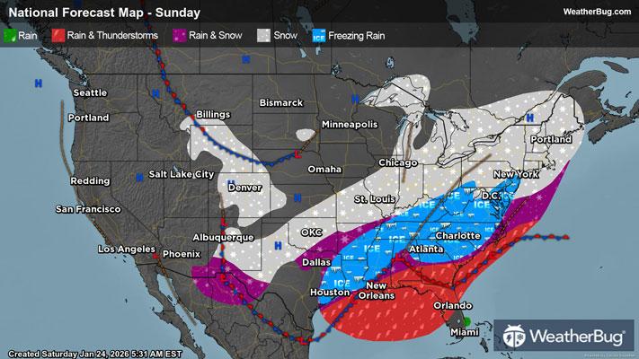 Weekend Weather Outlook