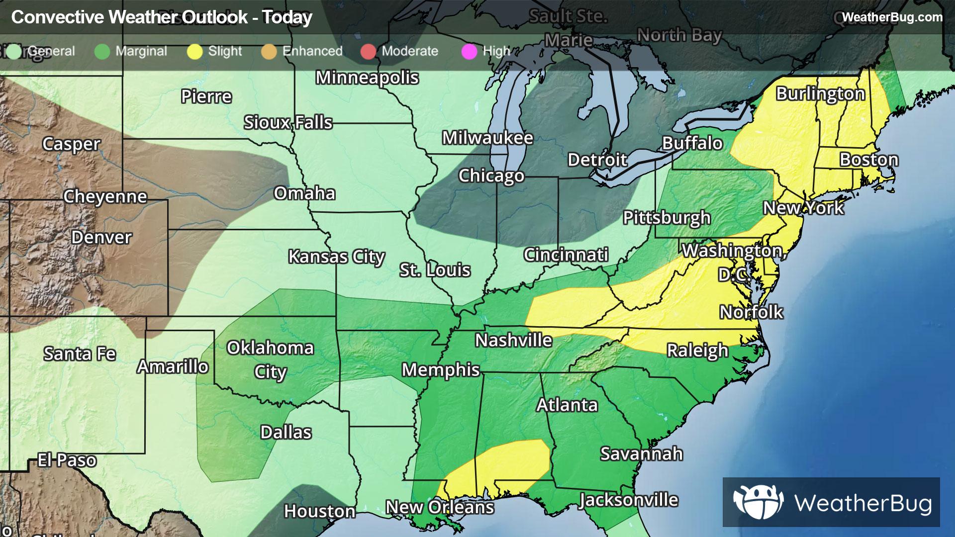 Today's Severe Weather Outlook