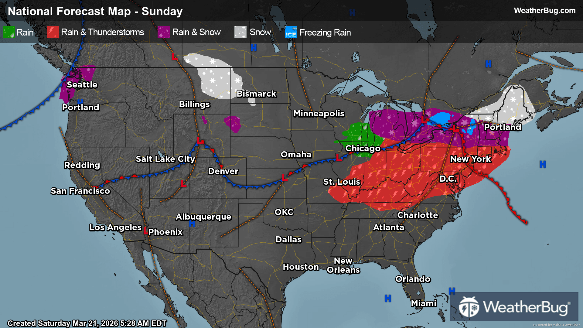 Weekend Weather Outlook