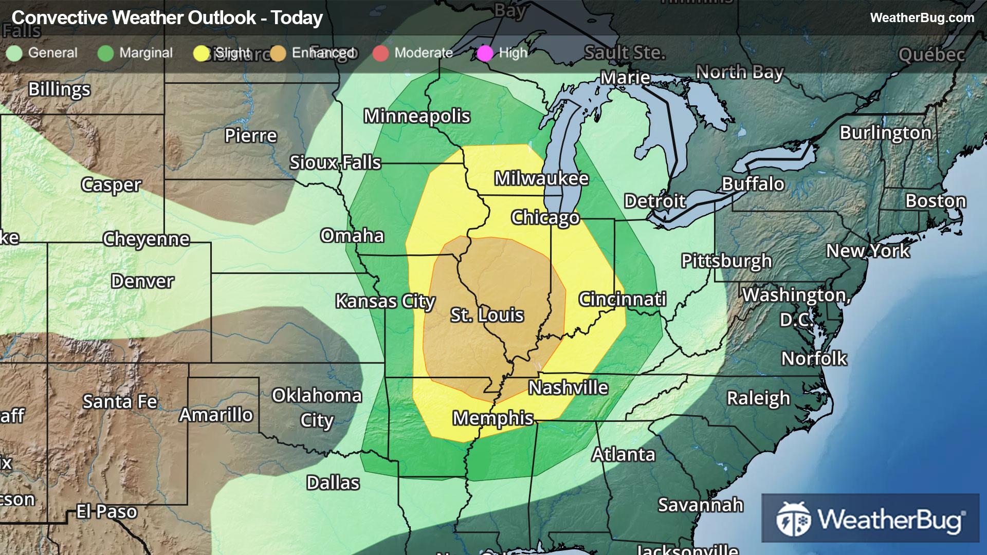 Today's Severe Weather Outlook