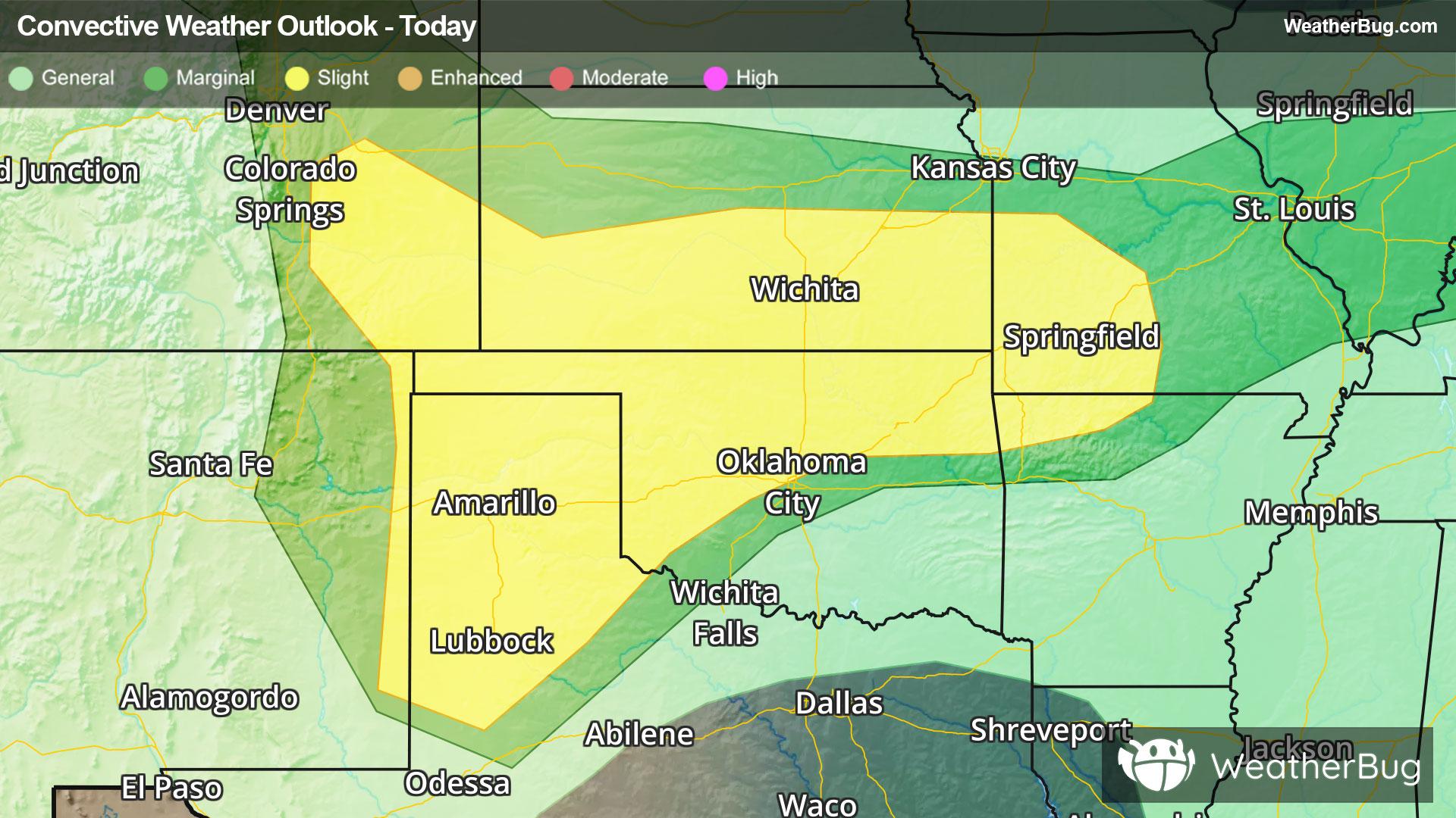 Today's severe weather outlook