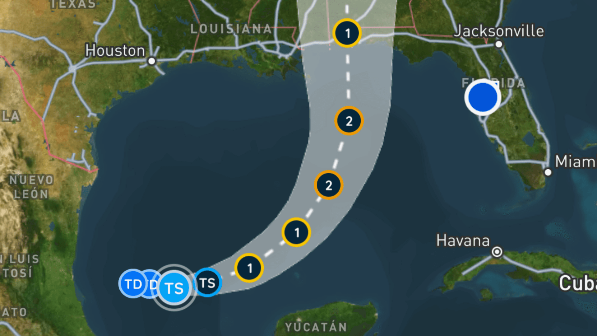 Tropical Storm Isaias Track October morning update