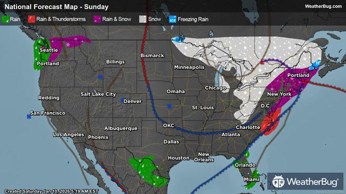 Weekend Weather Outlook