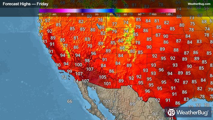 Today's High Temperature Outlook