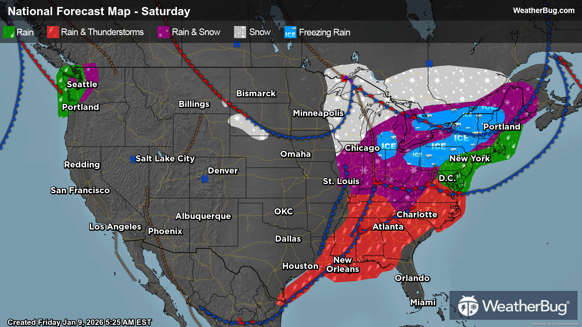 Weekend Weather Outlook