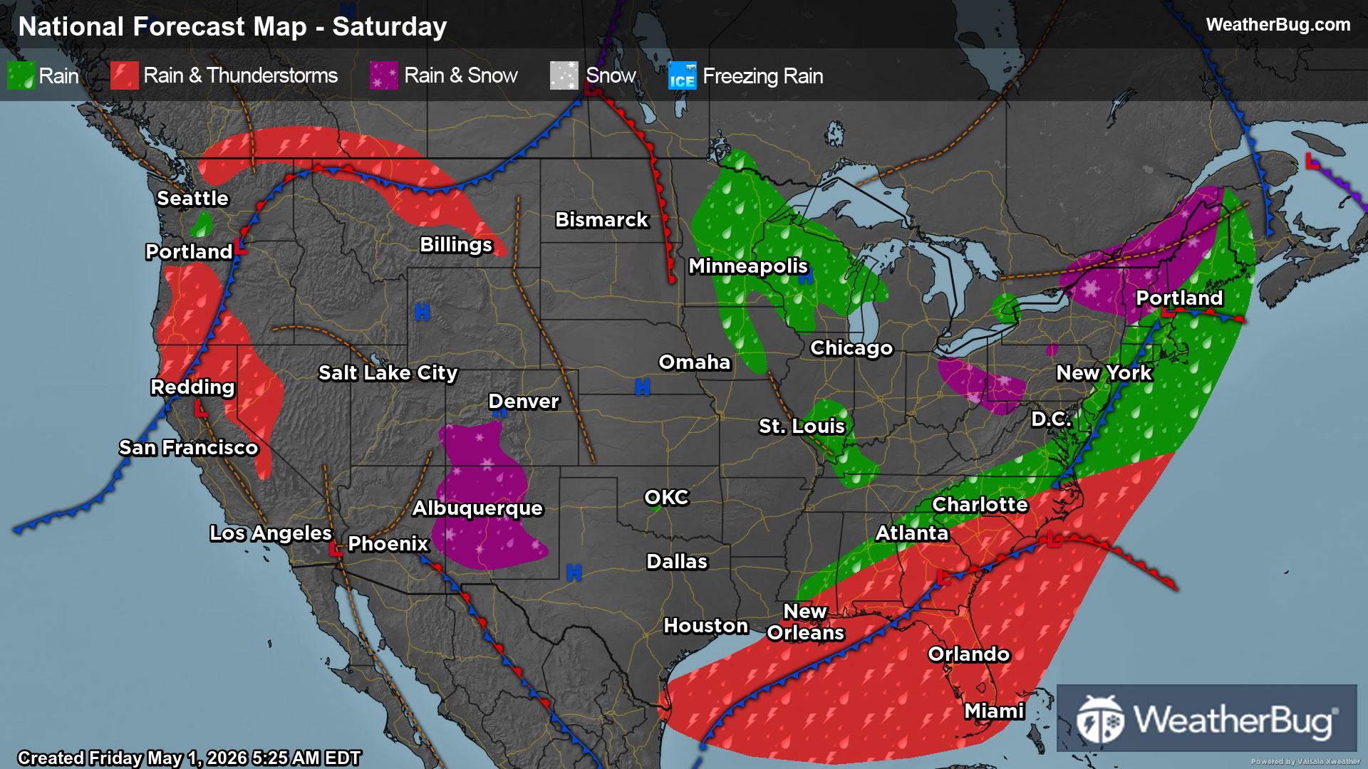 Weekend Weather Outlook