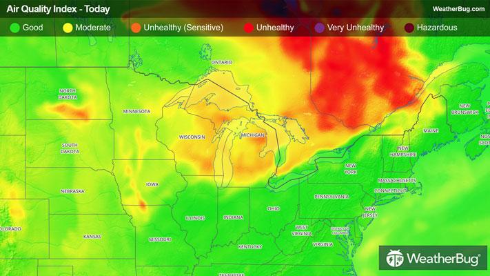 Today's Air Quality Forecast