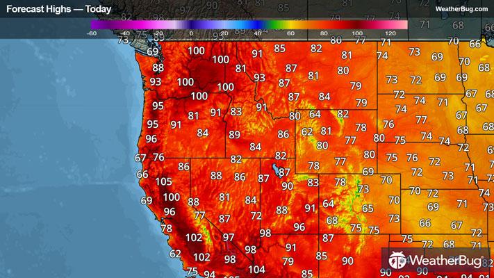 Today's High Temperature Outlook
