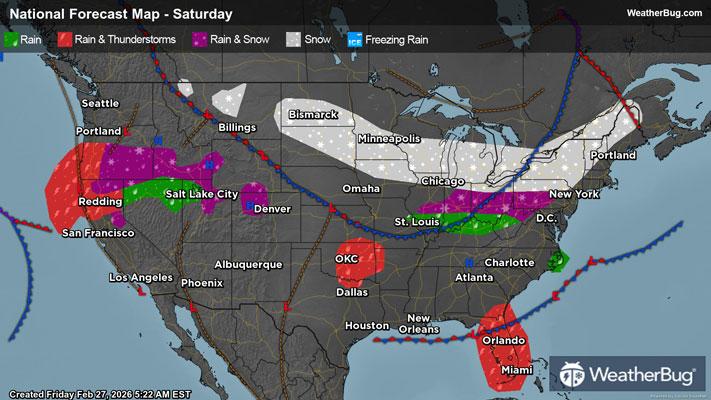 Weekend Weather Outlook