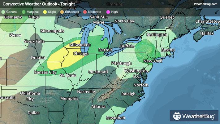 Tonight's severe weather outlook