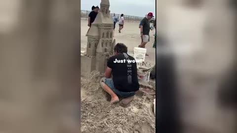 Sandcastles at SandSculpture Fest