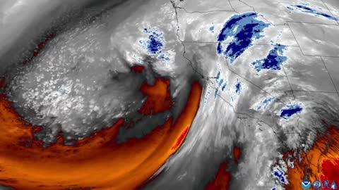 Timelapse Shows Storms Slamming West Coast