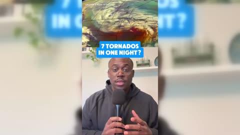 Seven Tornados Reported Overnight