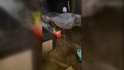 Hail Batters Indianapolis Area