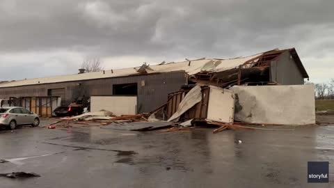 Severe Damage in Kankakee After Tornado