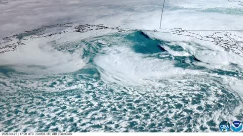 LowPressure Systems Swirl Off Coast of Alaska