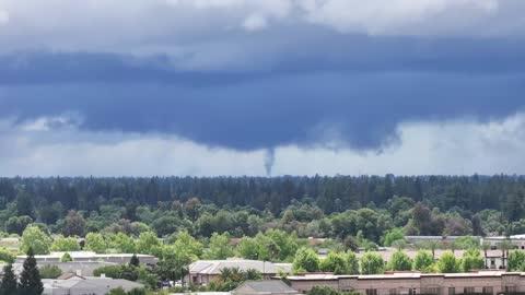 Drone Footage Captures Back to Back Tornadoes
