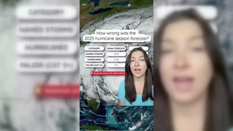 How Wrong was the 2025 Hurricane season forecast